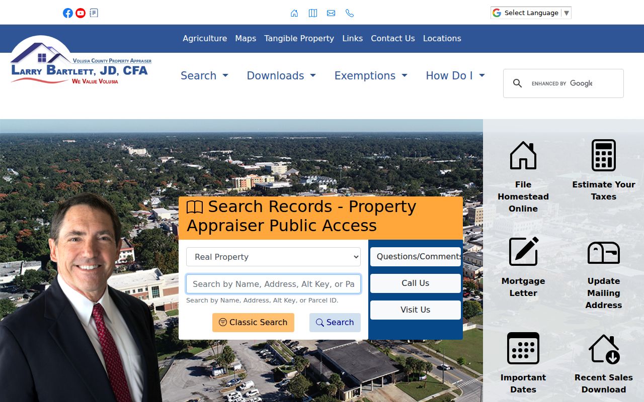 Volusia County residents directory property search